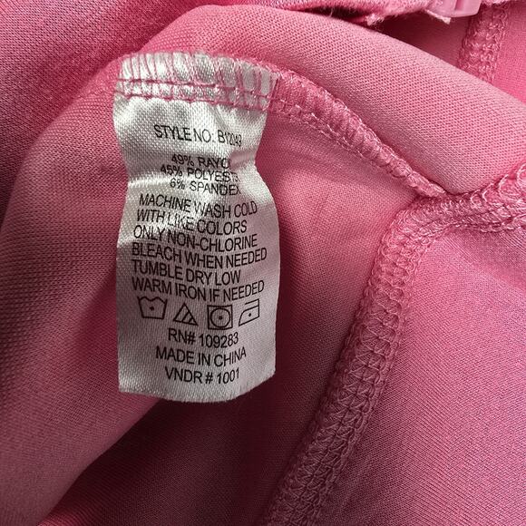 Ocean Drive Sweatshirt XL Womens Hooded Full Zip Outer Banks North Carolina Pink - Picture 8 of 11